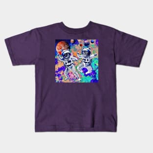 Astronaut Ninja Cats! Kids T-Shirt